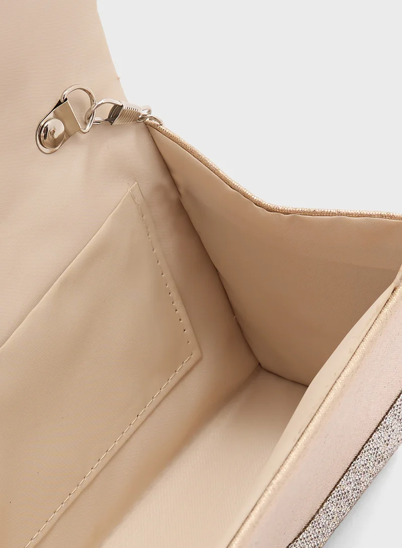 Ella Limited Edition Diamante Mini Satchel Bow Clutch Bag