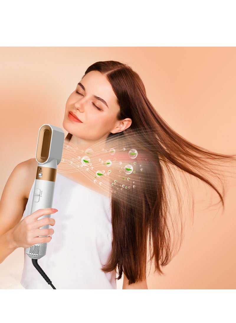 general 5-in-1 hot air comb automatic hair suction curling iron  wet and dry multi-functional curling iron - Image 4