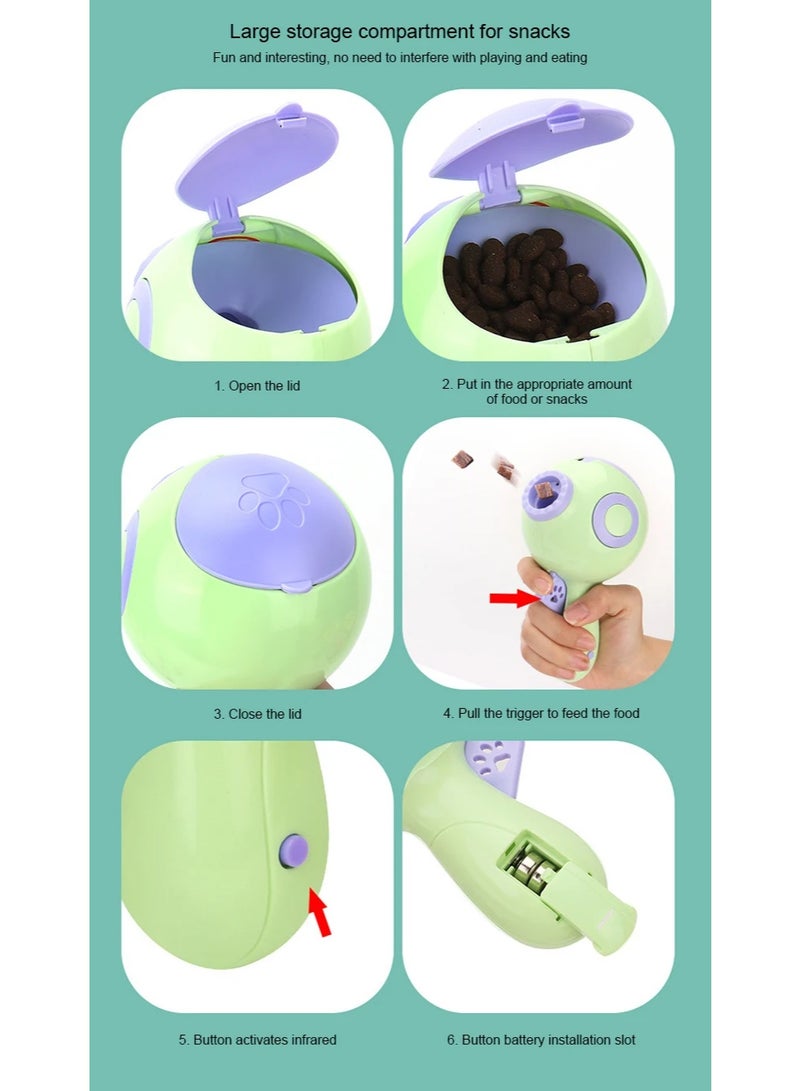 Interactive Dog Toy Gun – Treat Launcher with Laser Pointer for Fun Training & Play - Image 4