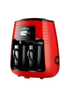 edoolffe Md 235 Mini Drip Coffee Machine Tea Maker 250Ml 450W With 2 Black Ceramic Cups  - Image 1