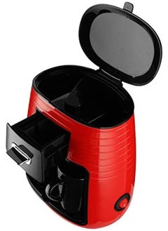 edoolffe Md 235 Mini Drip Coffee Machine Tea Maker 250Ml 450W With 2 Black Ceramic Cups  - Image 4