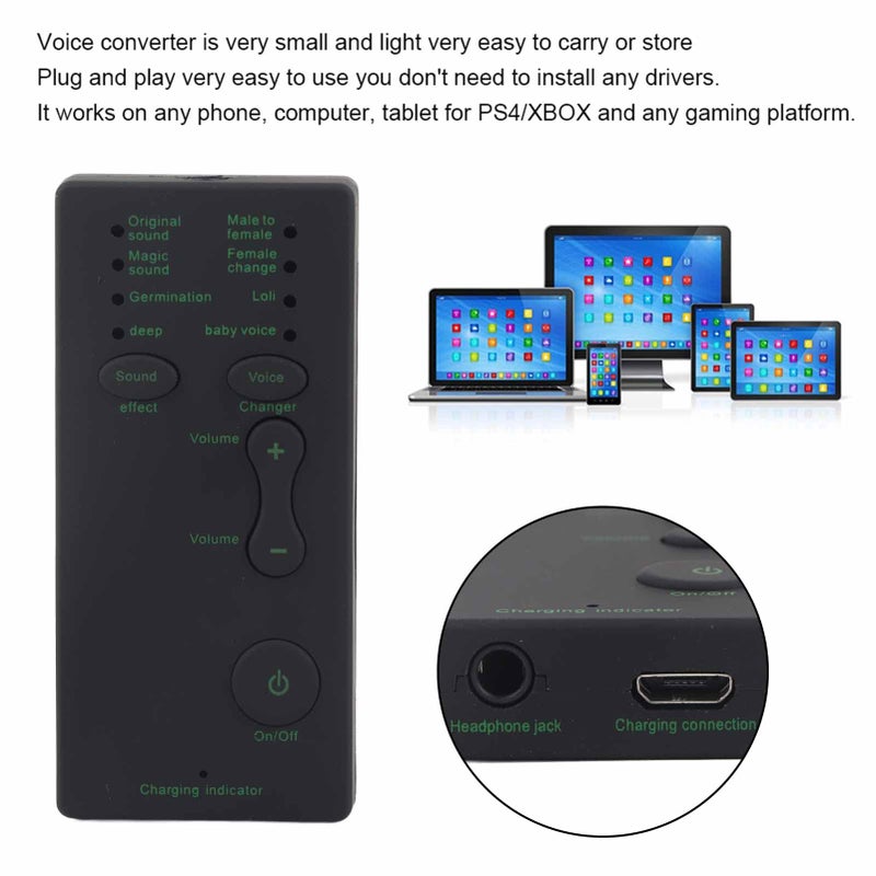 Mini External Live Sound Card Voice Changer For Mobile Computer - Image 3