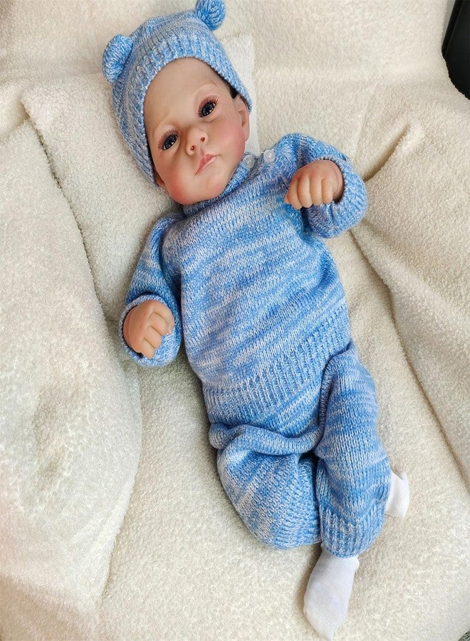 GYCV Lifelike Reborn Baby Dolls Twins Boy Girl 18 Inch Realistic Newborn Baby Dolls Twins that Look Real Reborn Baby Toy Set with Feeding Accessories Box Birthday Gifts for Kids Girls - Image 4