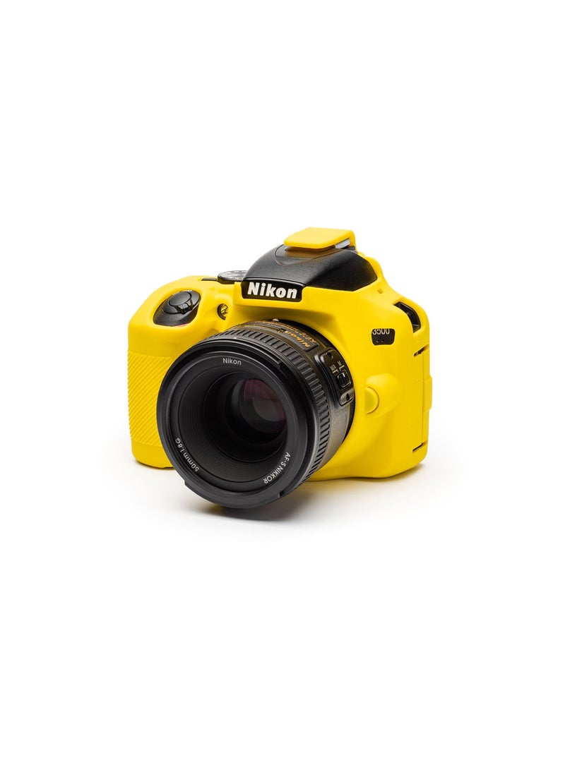 إيزي كوفر easyCover Silicone Protection Cover for Nikon D3500 (Yellow) - Image 2