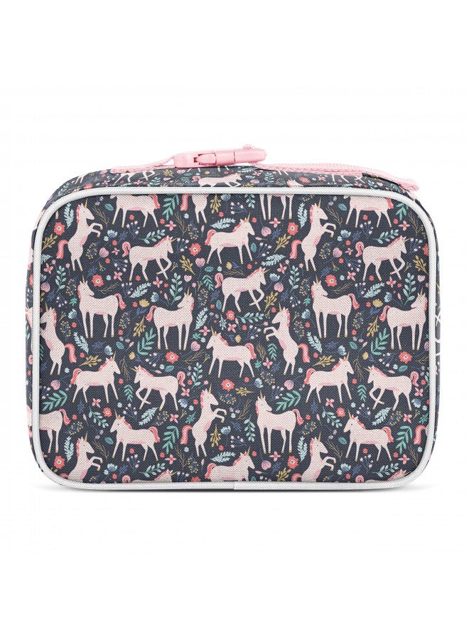 Simple Modern Simple Modern Disney Kids Lunch Box for Toddler | Reusable Insulated Bag for Girls, Boys | Meal Containers for School with Exterior and Interior Pockets | Hadley Collection | Frozen Elsa's Snowflake - Image 3