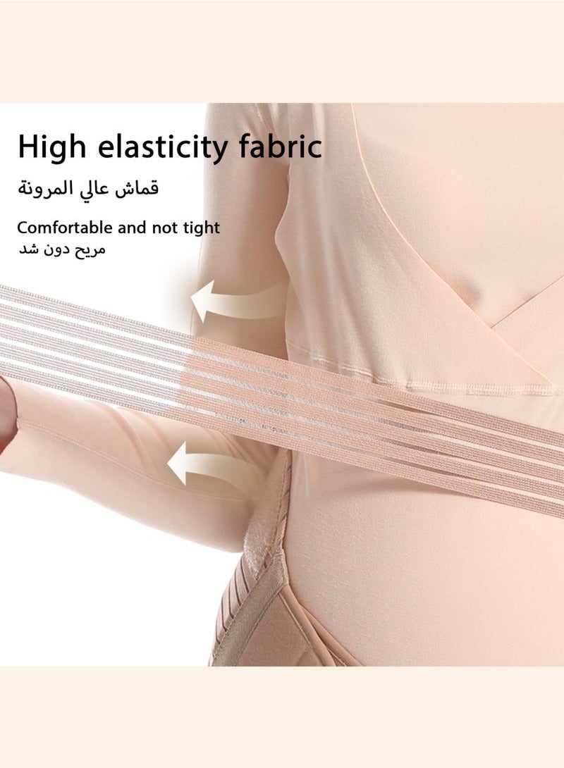 Free Air 3-in-1 Maternity Belly Band, Breathable, Comfortable, and Adjustable; Provides Abdominal Support, Tummy Lifting, and Pelvic Stability - Image 4