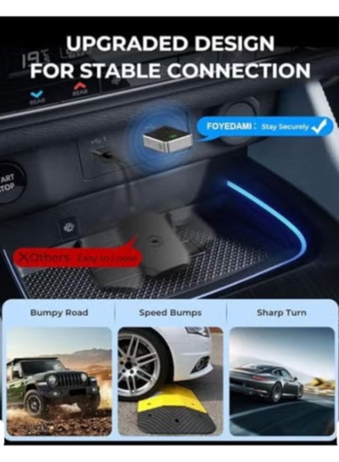 2-in-1 Wireless CarPlay & Android Auto Adapter - High-Speed Stable Connection - Plug & Play Wired to Wireless Dongle for Cars from 2017+ - Image 2