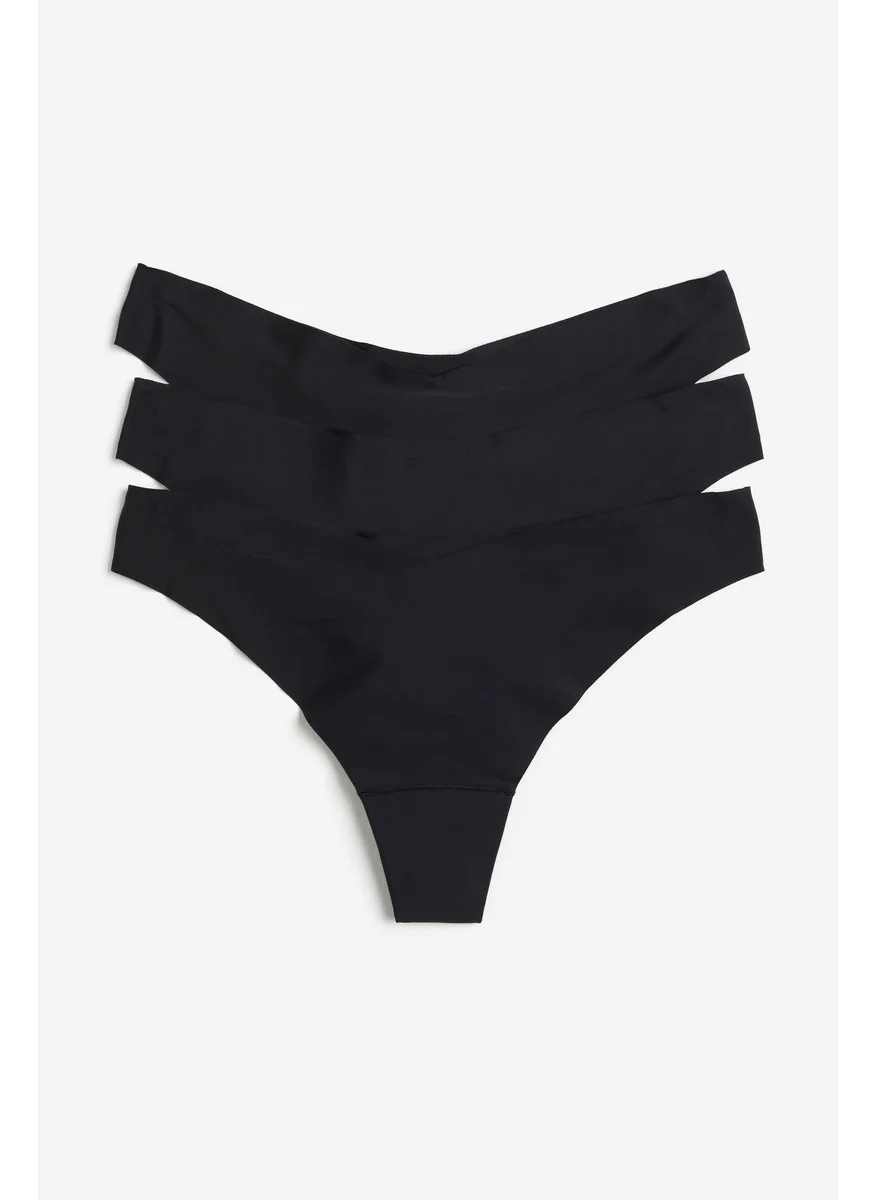 اتش اند ام 3-Pack Invisible Thong Briefs