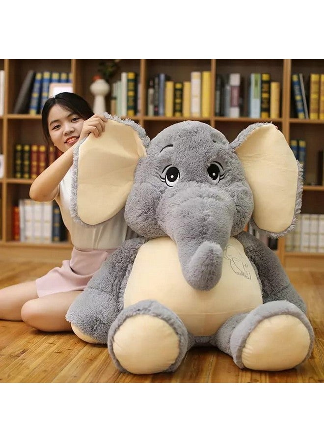 AVSHUB Soft Toy Elephant Toys Long Soft Lovable hugable Cute Giant Life Birthday Gift Babies for New Born, Girls, Boy, Home Decor (Grey) (Size 30CM) - Image 3