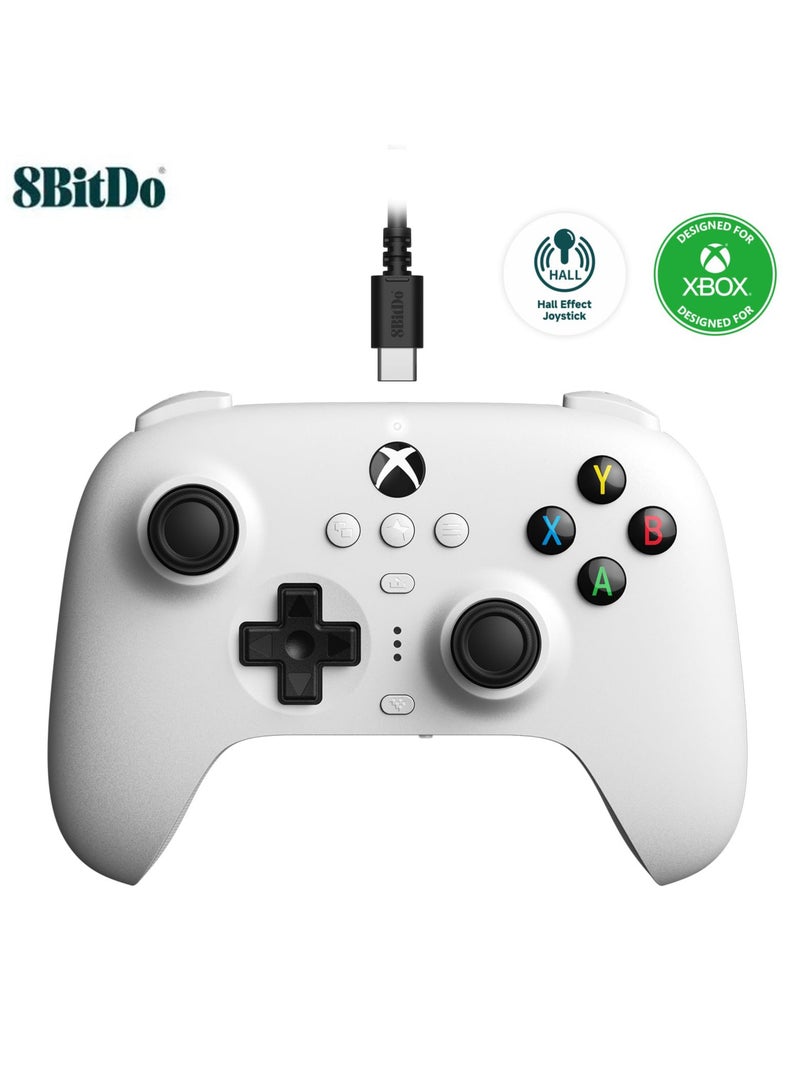 8Bitdo Ultimate Wired Controller for Xbox, Hall Effect Joysticks and Hall Triggers, Compatible with Xbox Series X|S, Xbox One, Windows 10 & Windows 11 - Image 1