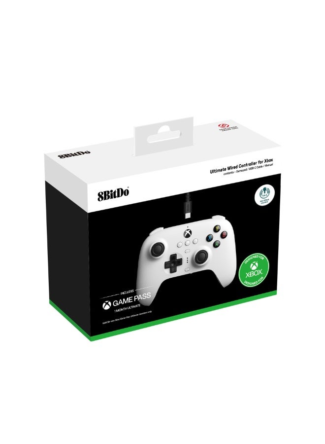 8Bitdo Ultimate Wired Controller for Xbox, Hall Effect Joysticks and Hall Triggers, Compatible with Xbox Series X|S, Xbox One, Windows 10 & Windows 11 - Image 5