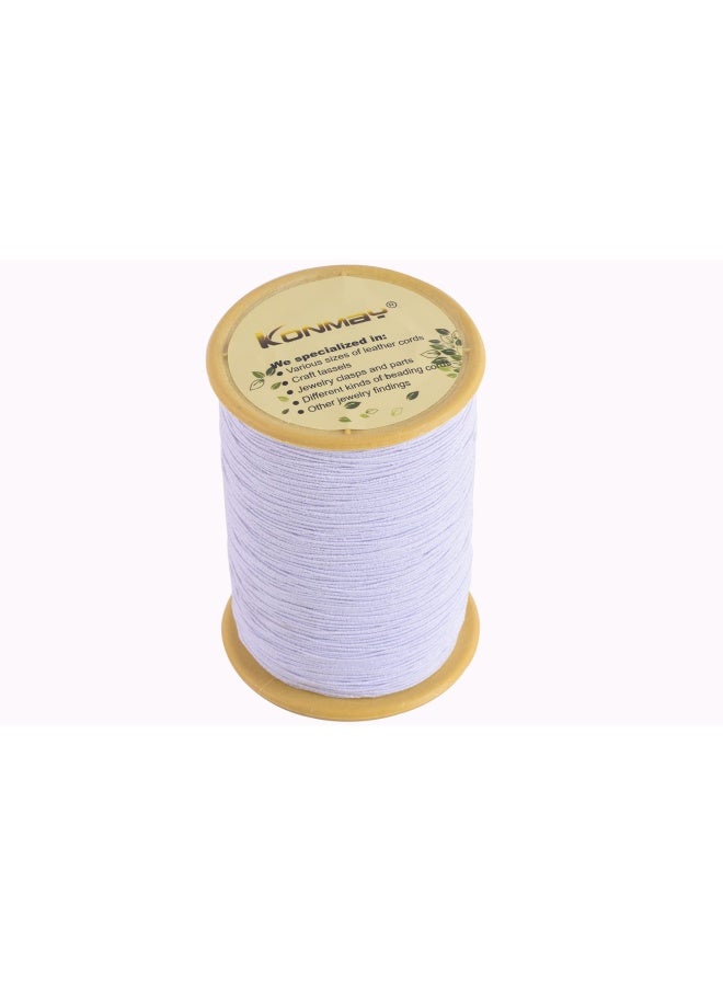 KONMAY Elastic Sewing Thread for Sewing Machine  500m - 0.5mm  White - Image 1