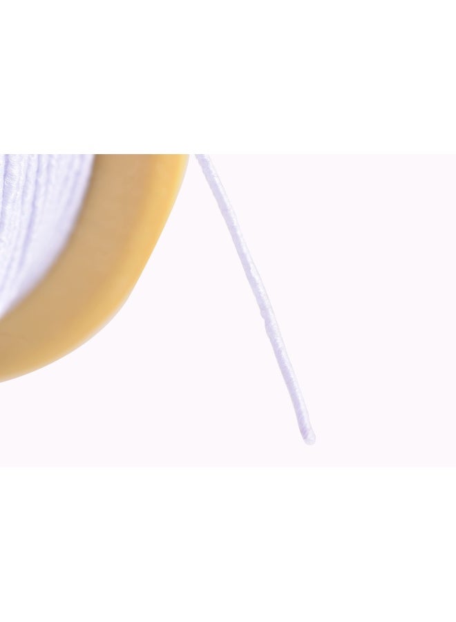 KONMAY Elastic Sewing Thread for Sewing Machine  500m - 0.5mm  White - Image 3