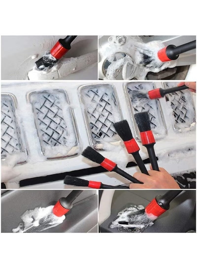 PRIMO PLUS Complete Car and Surface Cleaning Kit - 26 Multi-Purpose Pieces Includes Different Brushes, Sponges, Microfiber Cloths, Drill Cleaning Heads, and Precision Tools for Removing Dirt and Dust - Ideal for Cars, Home, Kitchen, and Furniture - Image 5