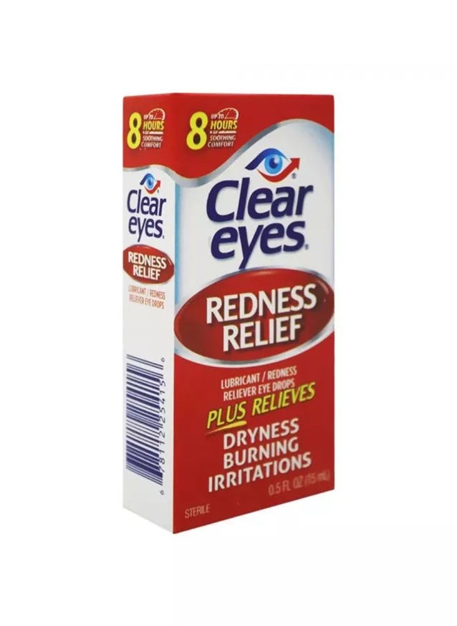Clear Eyes Redness Relief Drops 15 Ml  - Image 3