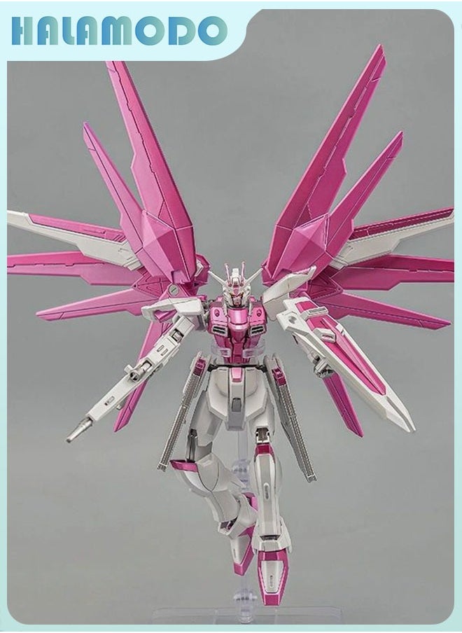 HALAMODO Gundam Xingdong HG Reborn Freedom - ZY - 06 Action Figure Mecha Assembly Model with Stand, a Super Cool Desktop Decoration, an Assembly Toy Loved by Both Boys and Girls  - Image 3