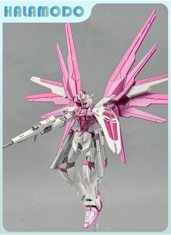HALAMODO Gundam Xingdong HG Reborn Freedom - ZY - 06 Action Figure Mecha Assembly Model with Stand, a Super Cool Desktop Decoration, an Assembly Toy Loved by Both Boys and Girls  - Image 2