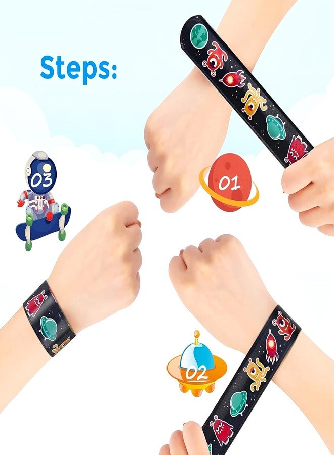 PARTEET Slap Bands For Kids | Birthday Party Favors & Return Gifts for Boys & Girls | Birthday Return Gifts For Kids (Space) - Image 2