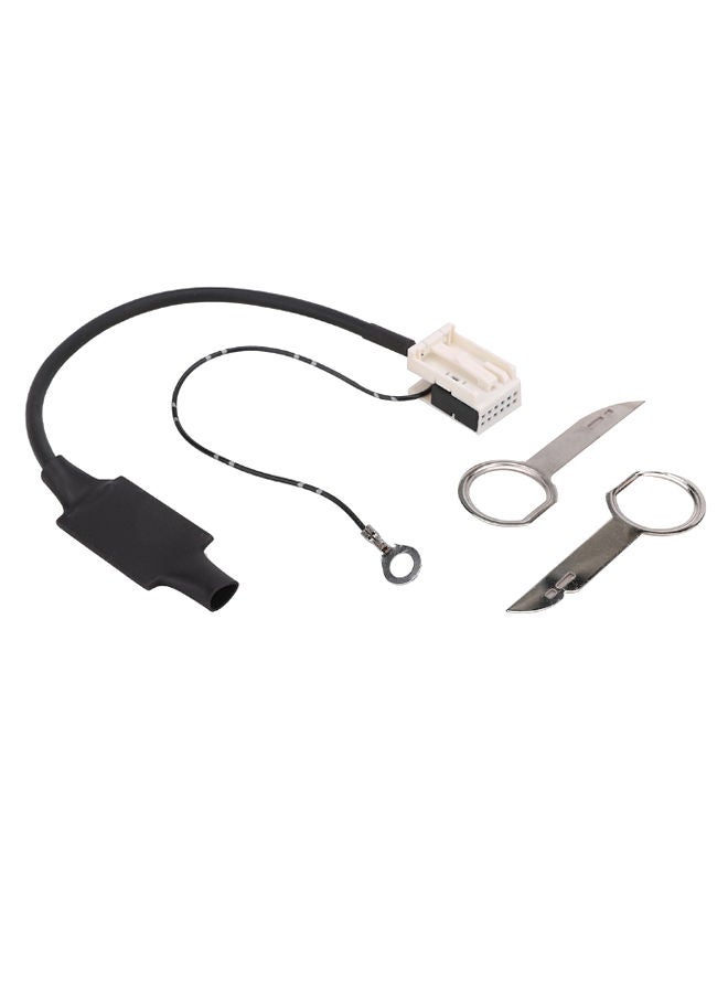 NIBEMINENT Replacement Car Aux Music Bluetooth Adapter With Tool - Image 1