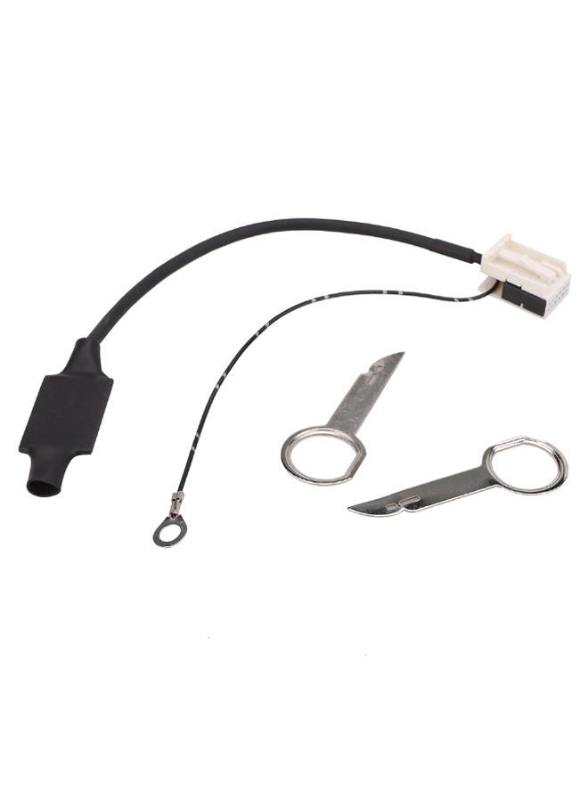 NIBEMINENT Replacement Car Aux Music Bluetooth Adapter With Tool - Image 2