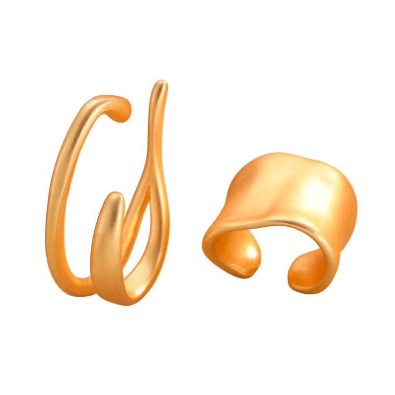 ofeankri Five Elements Ear Bone Clip Unique Retro Earrings with Luxurious Minimalist Design for Women - Image 5
