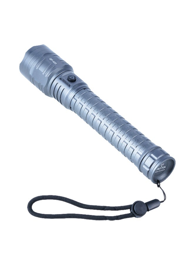 GREYFOX GREY FOX Rechargeable Flashlight 30W Laser LED Torch with Zoom Function, 3000 Lumens & Type-C Charging - Image 2
