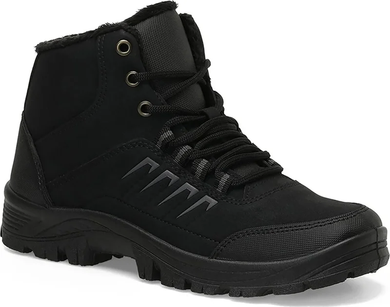 Ghattix Water Snow Winter Zippered Men's Boots with Fur Inside