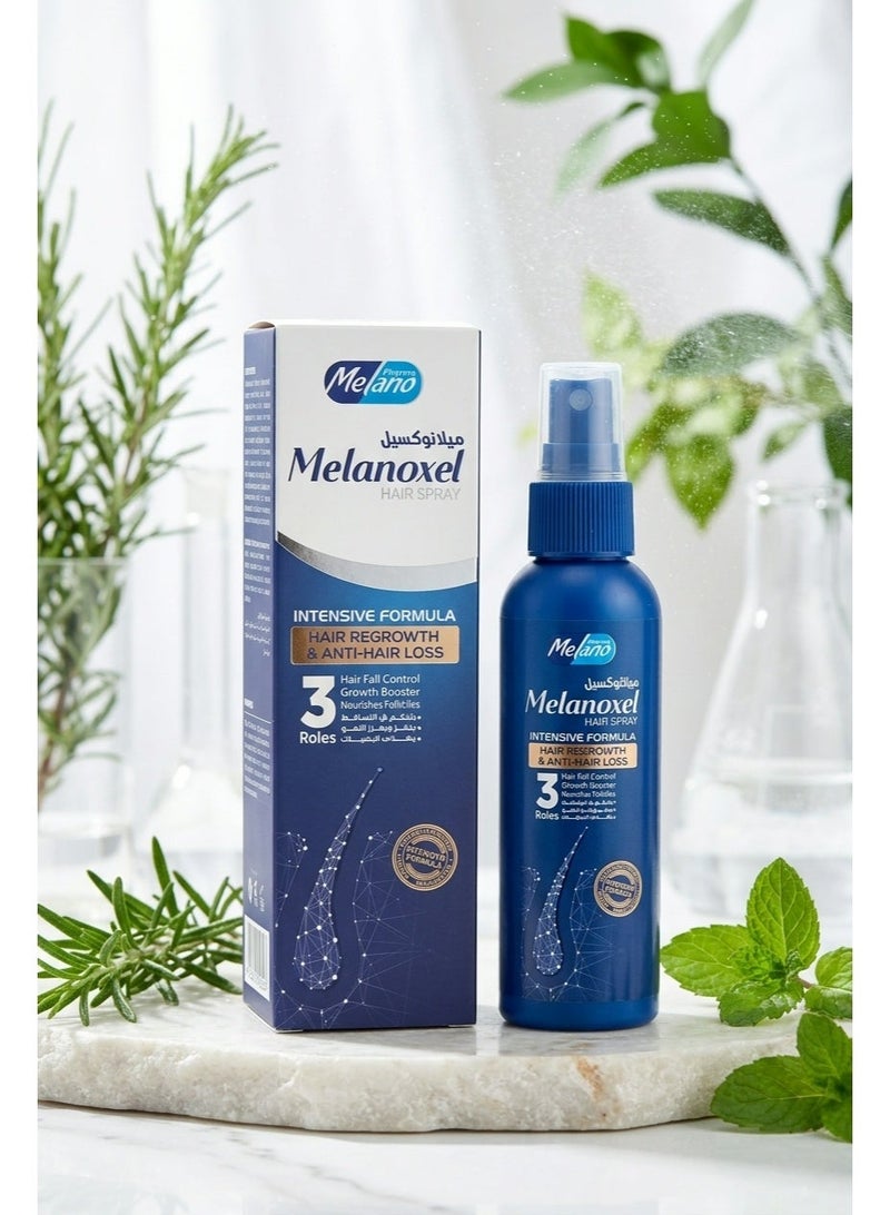 Melano Pharma Melanoxidil Hair Spray 120 ml Melanoxidil 5% Shampoo 400 ML - Image 3