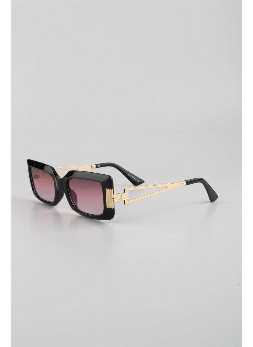 La Viva Pink Black Matte UV400 Filter Women's Sunglasses G24LVS3304R06  - Image 1