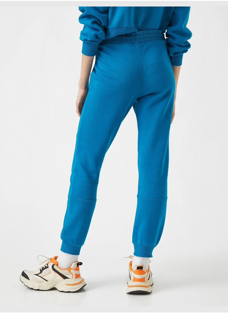 KOTON Elastic Waist Jogger Sweatpants