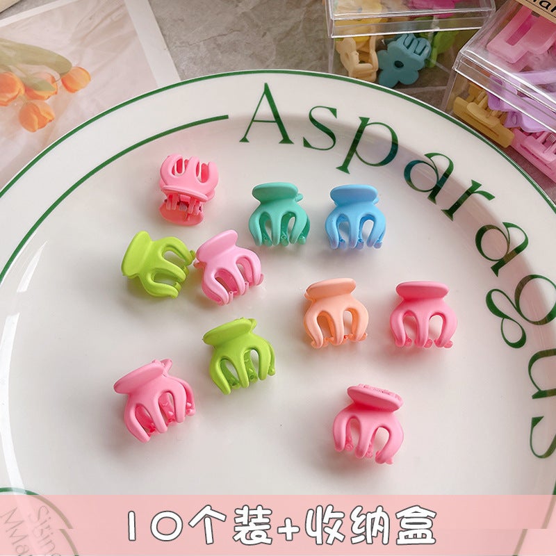 Generic Mini Scrub Hair Claw Clips for Fringe J1039G Pumpkin Catch (10 Boxes)