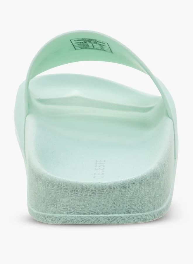 Celeste Women's Logo Detail Slip-On Slides