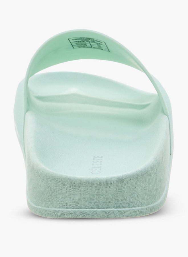 Celeste Women's Logo Detail Slip-On Slides - Image 4