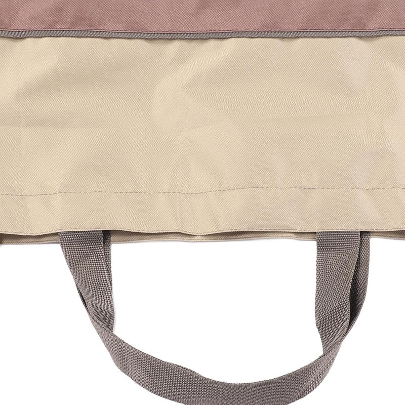 Firewood Carrier Bag, Heavy Duty 600D Oxford Fabric, 60x30x30cm with Reinforced Handle - Large Capacity, Foldable Design, Perfect for Camping and BBQ Fire Pit - Image 3