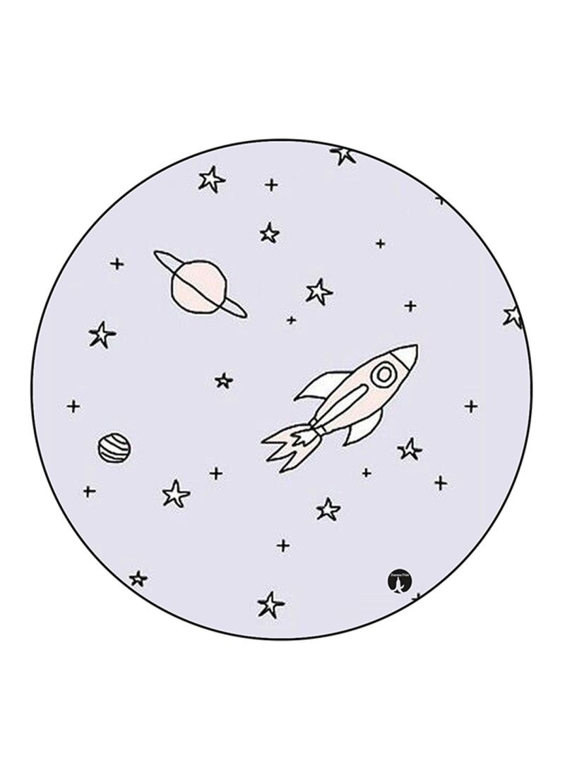 RKN Space Printed Fridge Magnet Round  Multicolour - Image 1