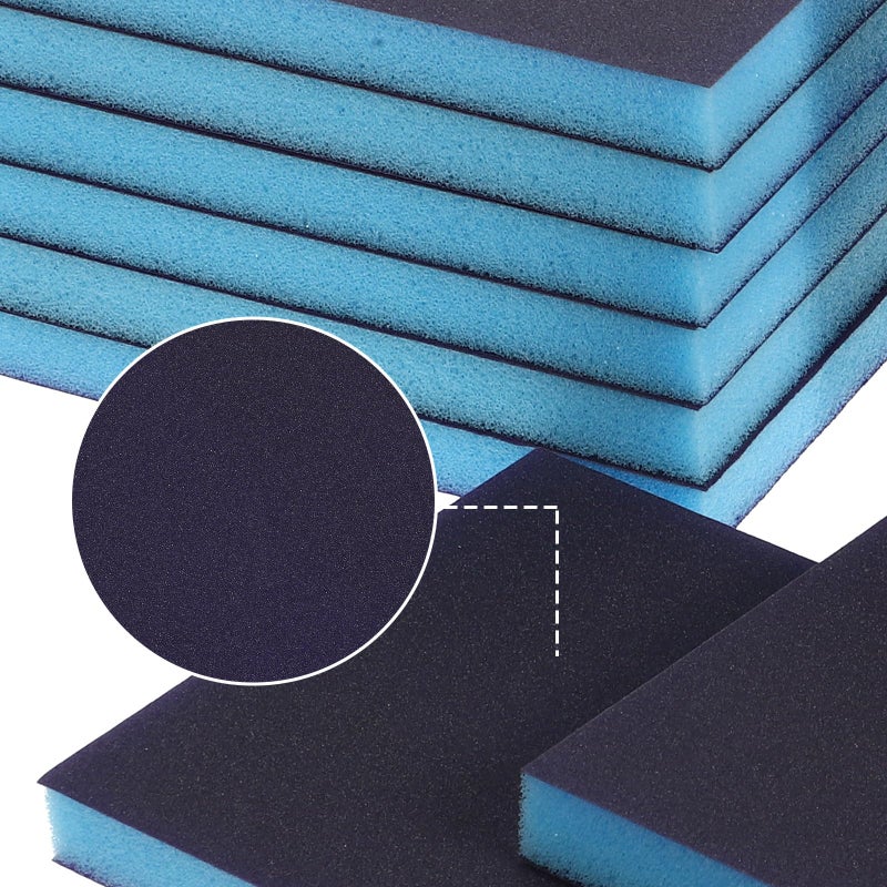 10Pcs Blue Sanding Sponge Set 800 1000 Grit Fine Abrasive Pads For Wet Dry Wood Metal Plastic - Image 4