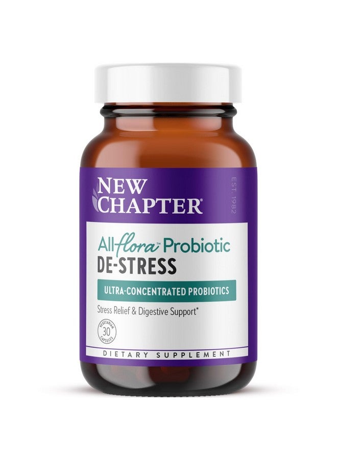 نيو تشابتر تركيبة نيو تشابتر أول فلورا™ بروبيوتيك لإزالة التوتر مع أشواغاندا ذات القوة السريرية - بروبيوتيك مزدوج المفعول لصحة الجهاز الهضمي + مكمل عشبي لتخفيف التوتر*، 30 قرصًا - Image 1
