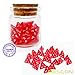Bescon Mini Transparent Red D4 Dice 30pcs Healing Potion Bottle 30pcs Roleplaying Mini Red Gem D4 Dice Healing Potion Pack in Glass Jar - Image 4