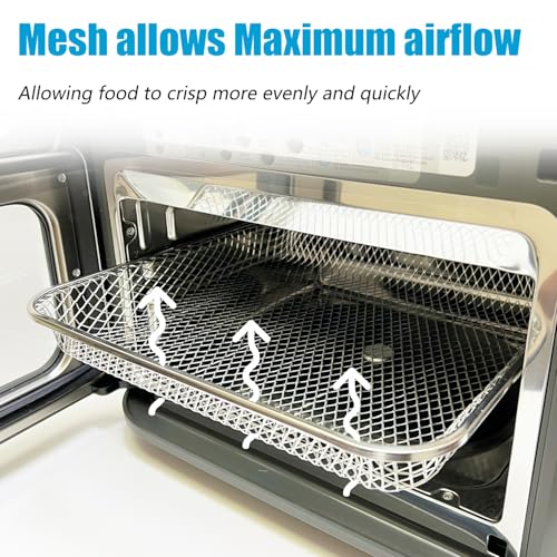 QHAND Air Fryer Basket Replacement for Ninja Combi AllinOne Multicooker SFP701 304 Stainless Steel Mesh Basket for Ninja Combi Accessories - Image 3