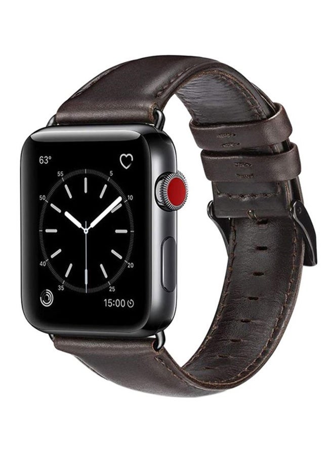 general Replacement Band For Apple Watch Series 3/2/1 Brown - Image 1