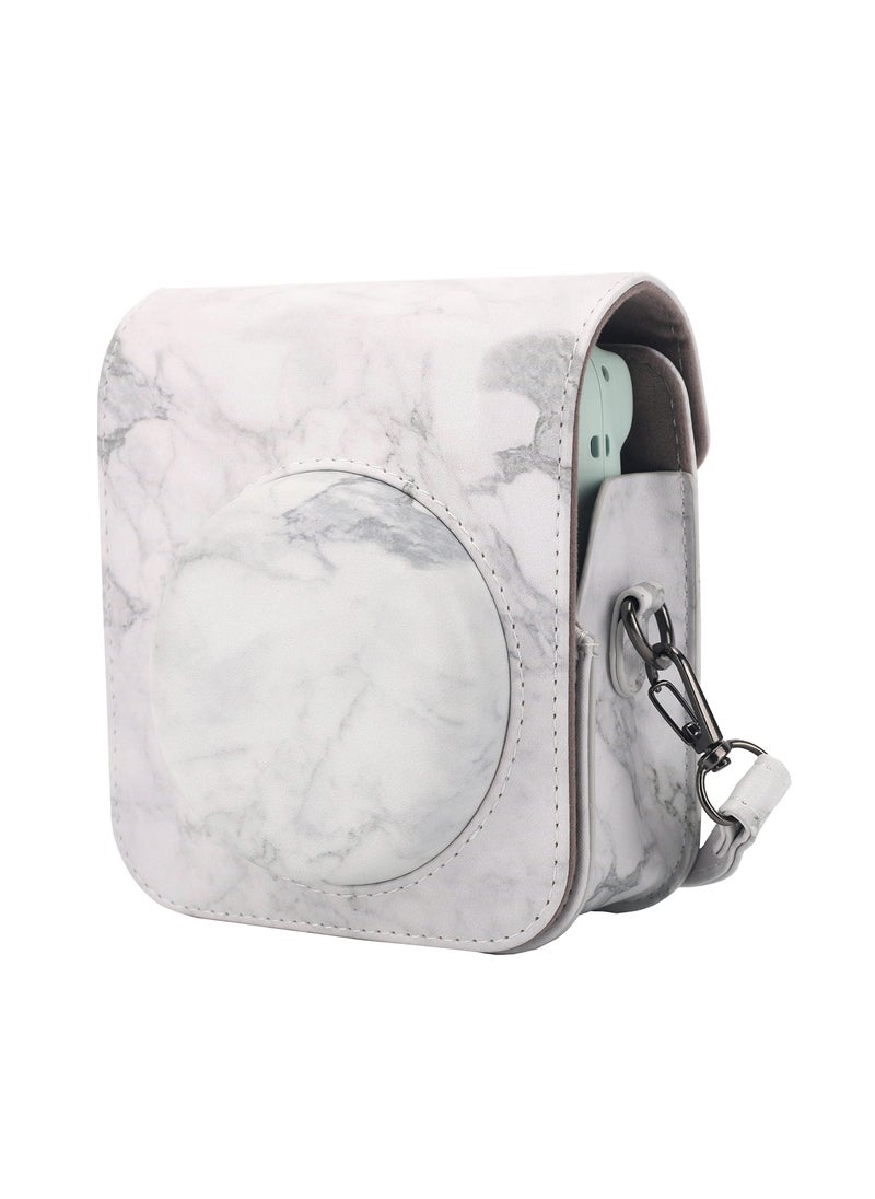 XICEN Protective Case Compatible with Fujifilm Instax Mini 12 Instant Film Camera with Accessory Pocket and Adjustable Strap  - Image 1