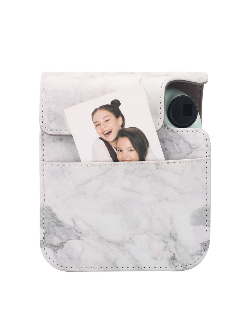XICEN Protective Case Compatible with Fujifilm Instax Mini 12 Instant Film Camera with Accessory Pocket and Adjustable Strap  - Image 4
