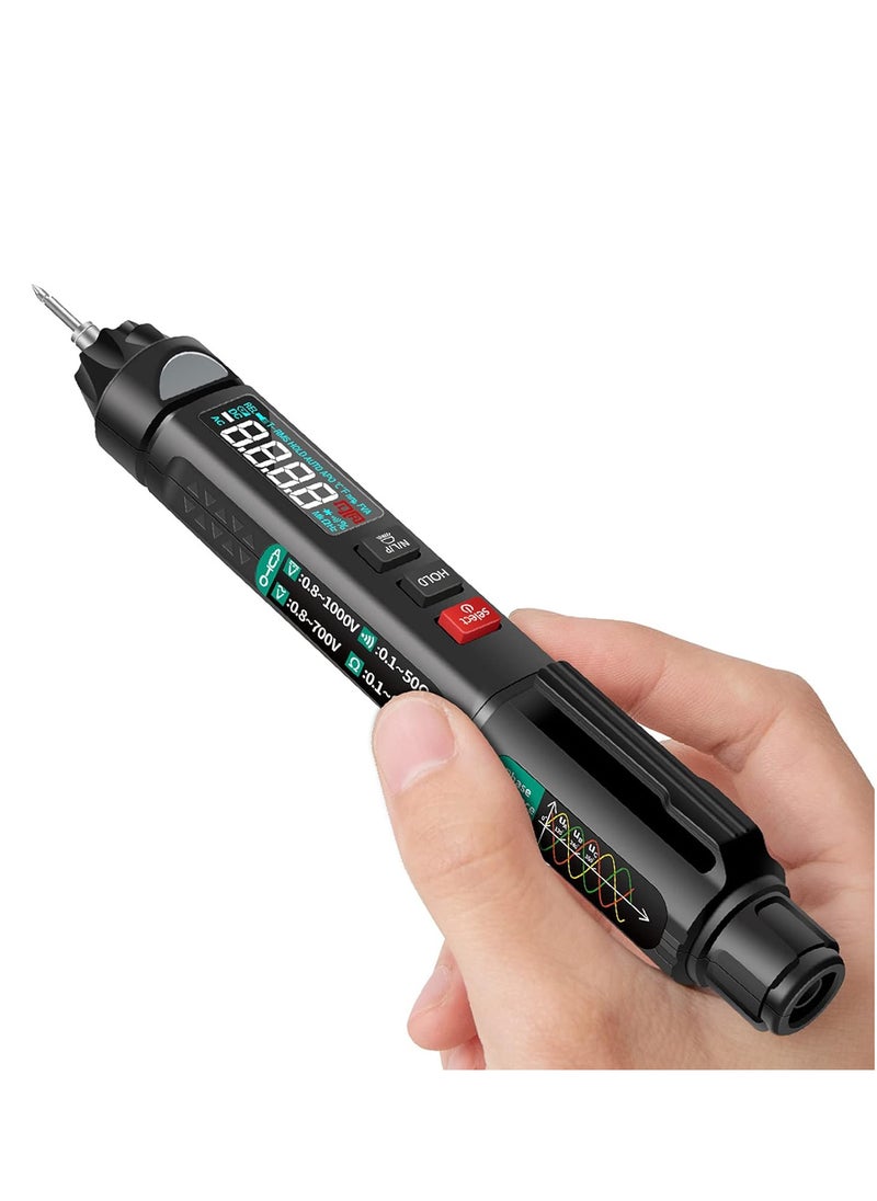 ANENG - A3008 Pen Multimeter 6000 Counts Digital Multimeter Meter Tester with LCD Display Backlight Flashlight NCV Auto-off Multiple Accessories for Voltage Current Resistance Capacitance Diode - Image 1