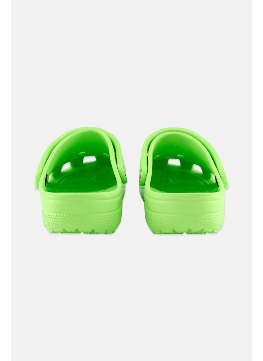 crocs Men Classic Sling Back Clogs, Lime Green  - Image 3