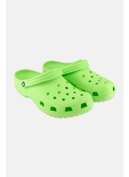 crocs Men Classic Sling Back Clogs, Lime Green  - Image 1