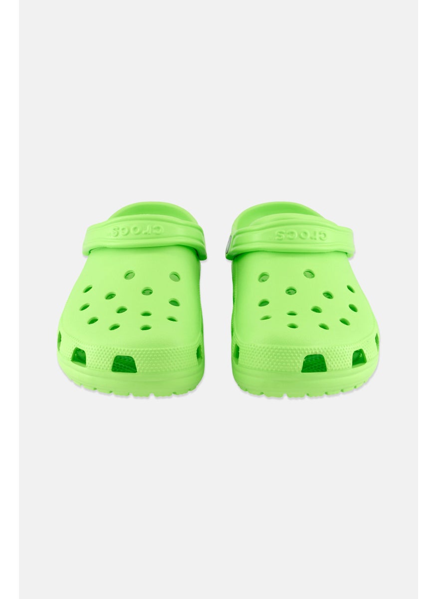 crocs Men Classic Sling Back Clogs, Lime Green  - Image 4