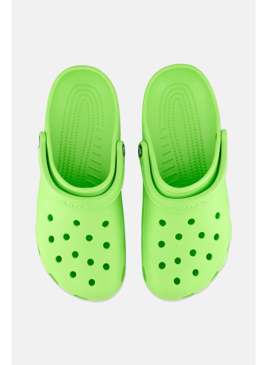 crocs Men Classic Sling Back Clogs, Lime Green  - Image 2