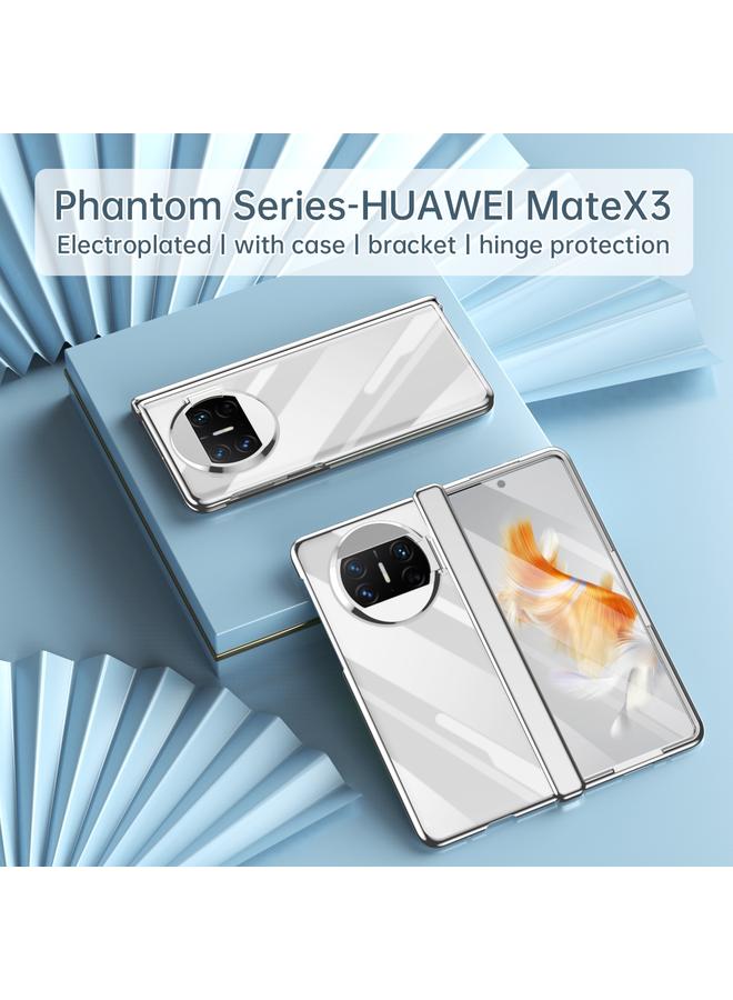 S-TOP Case For Huawei Mate X3 Electroplating PC Folding Phone Case with Hinge - Image 3