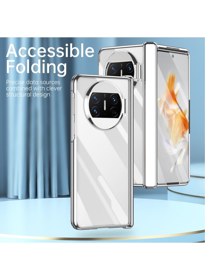 S-TOP Case For Huawei Mate X3 Electroplating PC Folding Phone Case with Hinge - Image 5
