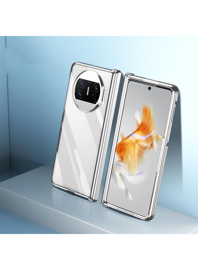 S-TOP Case For Huawei Mate X3 Electroplating PC Folding Phone Case with Hinge - Image 1